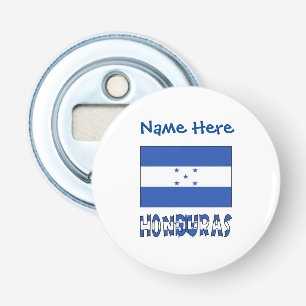 Honduras honduranische Flagge Blau Personalisierun Flaschenöffner