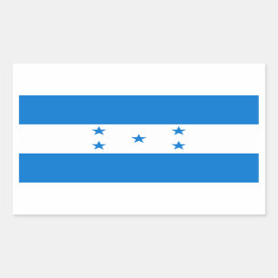 Honduras/honduranische Flagge Rechteckiger Aufkleber