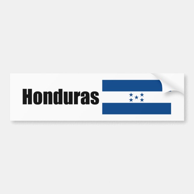Honduras, Hondurian Flagge Autoaufkleber (Vorne)