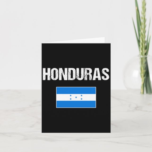 Honduras Karte (Vorderseite)