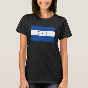 Honduras-Karte mit der Vintagen Flagge von Heartbe T-Shirt