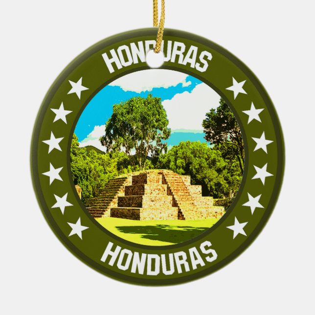 Honduras Keramik Ornament (Vorne)