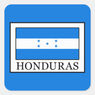 Honduras Quadratischer Aufkleber