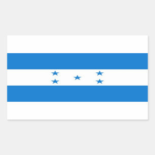 HONDURAS RECHTECKIGER AUFKLEBER