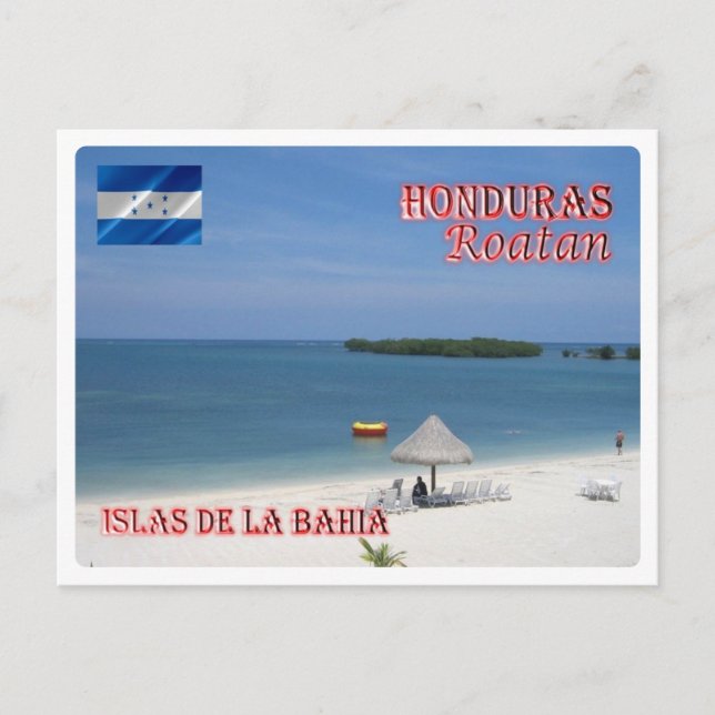 Honduras - Roatan - Islas de la Bahia - Postkarte (Vorderseite)