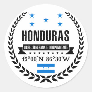 Honduras Runder Aufkleber