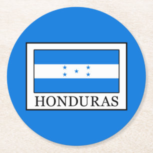 Honduras Runder Pappuntersetzer