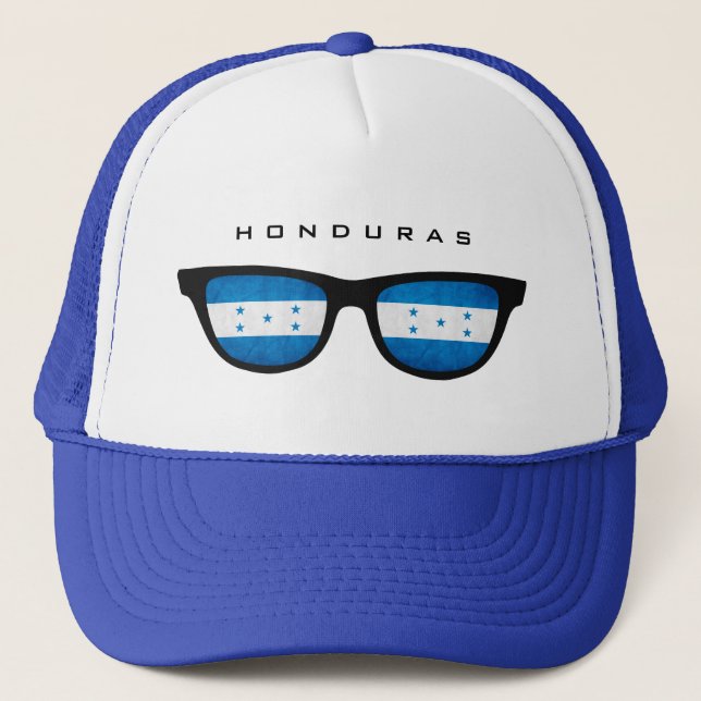 Honduras Shades Custom hats Truckerkappe (Vorderseite)