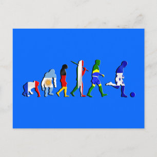 Honduras Soccer T - Shirt und Geschenke Postkarte