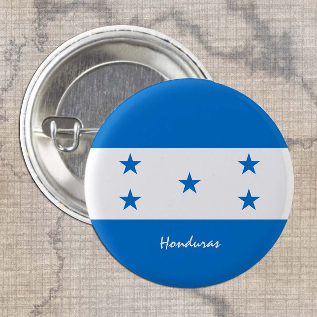 Honduras-Taste, patriotische hondurasanische Flagg Button (Von Creator hochgeladen)