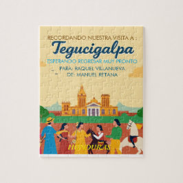 Honduras TEGUCIGALPA DC Retro poster Puzzle
