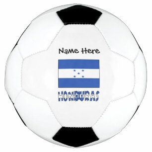 Honduras und honduranische Flagge mit Ihrem Namen  Fußball