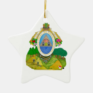 Honduras-Wappen Keramik Ornament