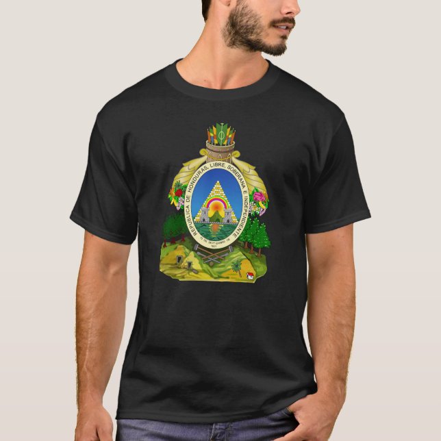 Honduras-Wappen T-Shirt (Vorderseite)