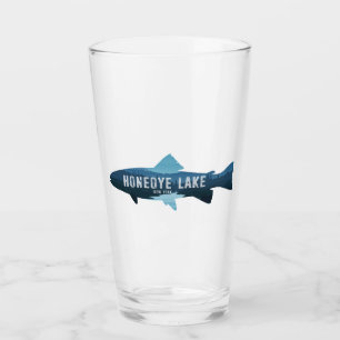 Honeoye Lake New York Fish Glas