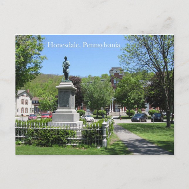 Honesdale, PA Postkarte (Vorderseite)