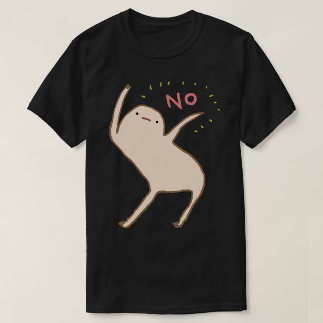 Honest Blob sagt Nein T-Shirt (Design vorne)