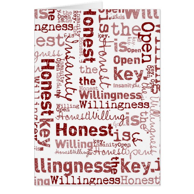 Honest Open Willing (Vorne)