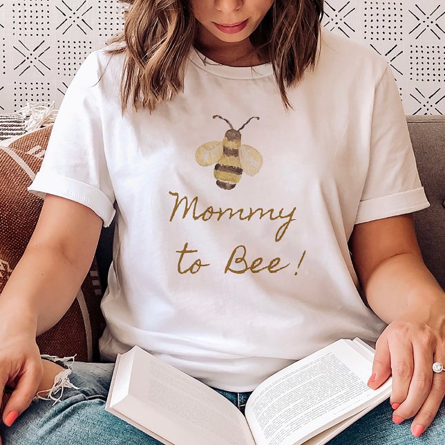 Honey Baby Shower Mommy to bedienen T-Shirt (Von Creator hochgeladen)