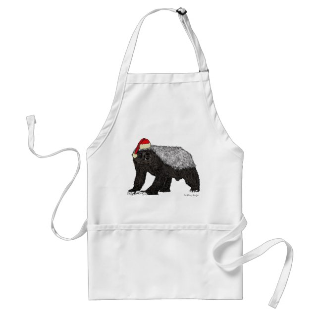 Honey Badger Badass Weihnachten Schürze (Vorne)
