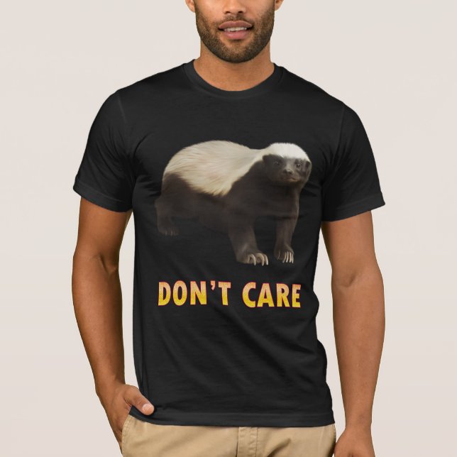 Honey Badger Bella Leinwand T - Shirt (Vorderseite)