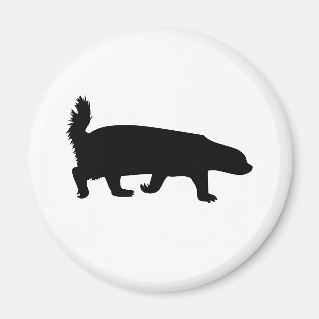 Honey Badger Black Magnet (Vorne)