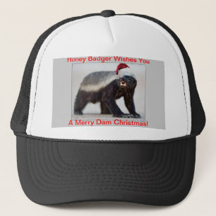 Honey Badger Christmas Hat Truckerkappe