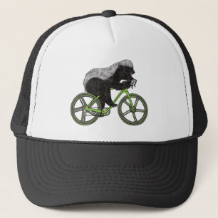 Honey Badger Cycling on a bicycle Truckerkappe