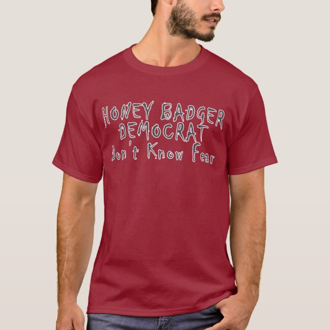 Honey Badger Democrat 1m Shirt (Vorderseite)