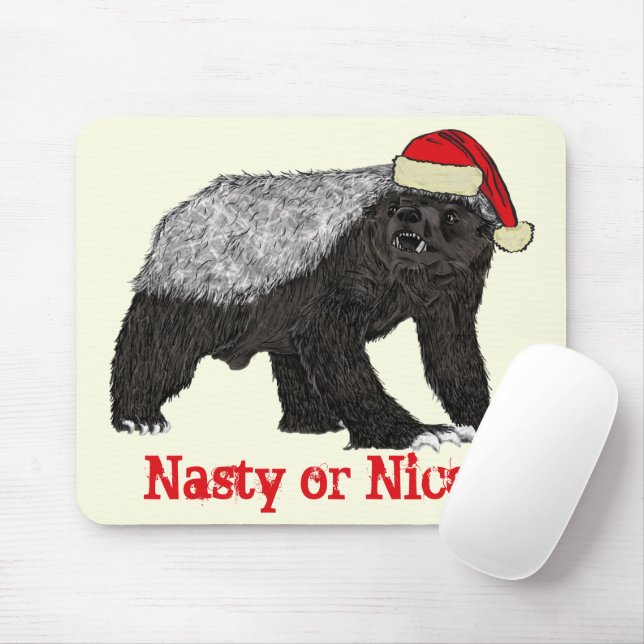 Honey Badger Funny Festivals Eklig Nice Spaß Zitat Mousepad (Mit Mouse)
