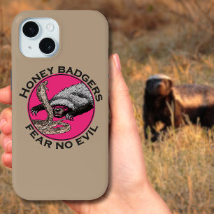 Honey Badger gegen Schlange Zitat iPhone 15 Hülle