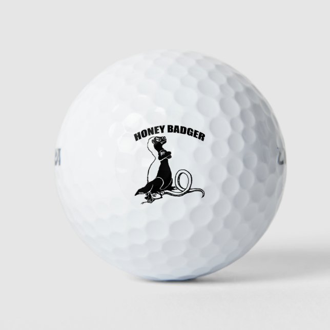 Honey Badger Golfball (Vorderseite)