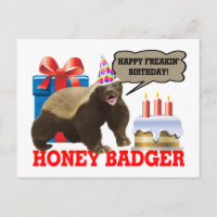 Honey Badger Happy Freakin' Geburtstag