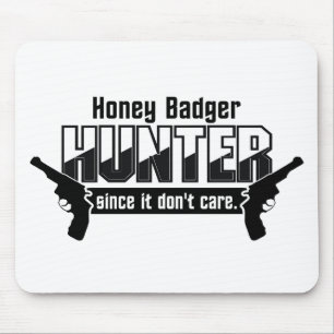 Honey Badger Hunter Custom Mousepad