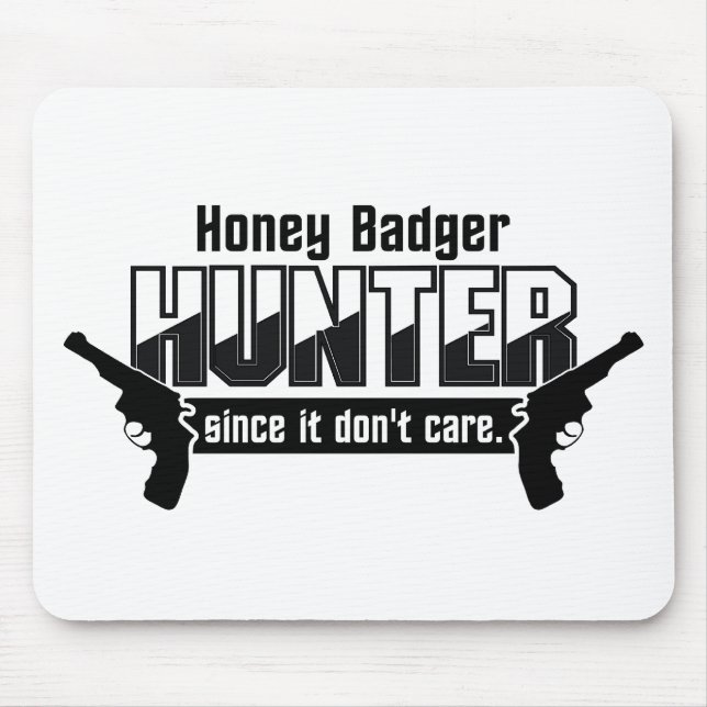 Honey Badger Hunter Custom Mousepad (Vorne)