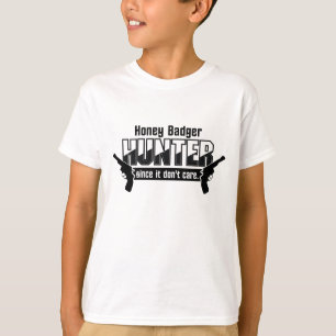 Honey Badger Hunter Shirt - wählen Sie Stil & Farb