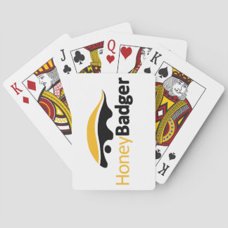 Honey-Badger-Logo Spielkarten