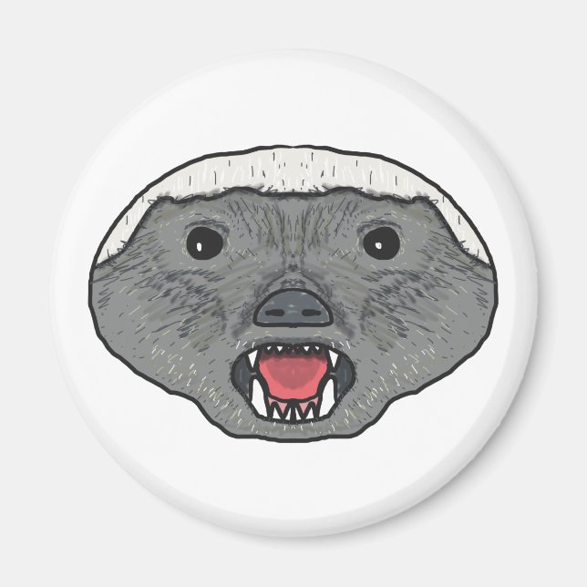 Honey Badger Magnet (Vorne)