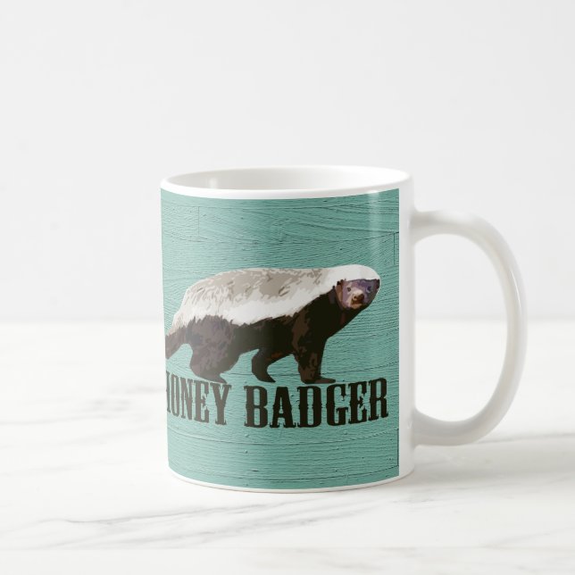 Honey Badger Profilansicht Tasse (Rechts)