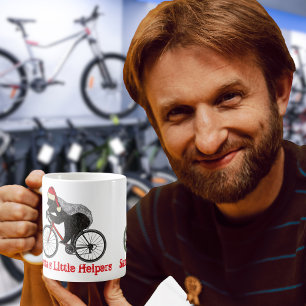 Honey Badger Radfahren Lustiges Badass Festliches  Kaffeetasse