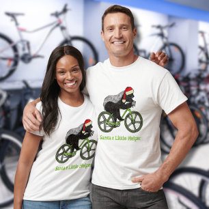 Honey Badger Radfahren Lustiges Badass Festliches  T-Shirt