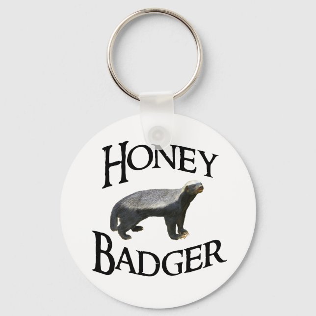 Honey Badger Schlüsselanhänger (Vorderseite)