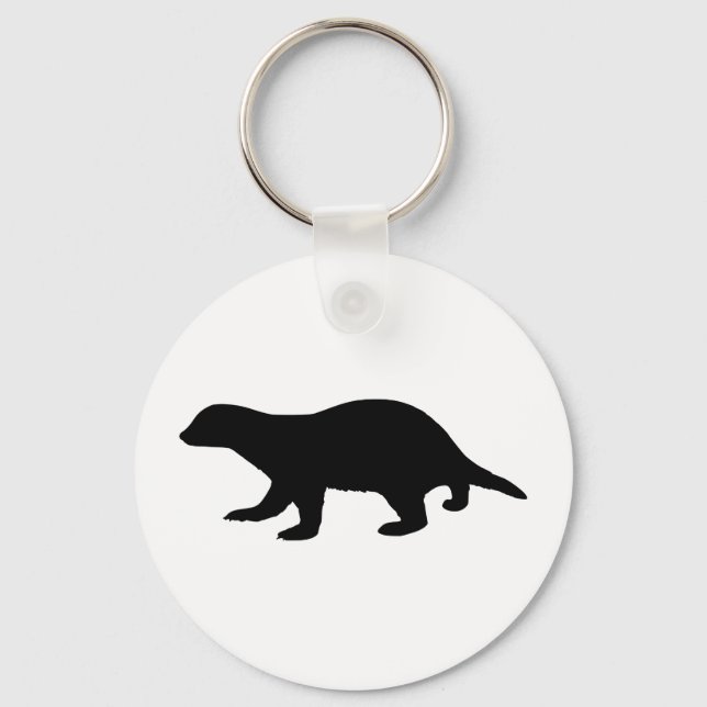 Honey Badger Schlüsselanhänger (Vorderseite)