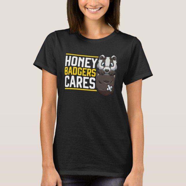 Honey Badger  Wildlife Animal Ratel  19 T-Shirt (Vorderseite)