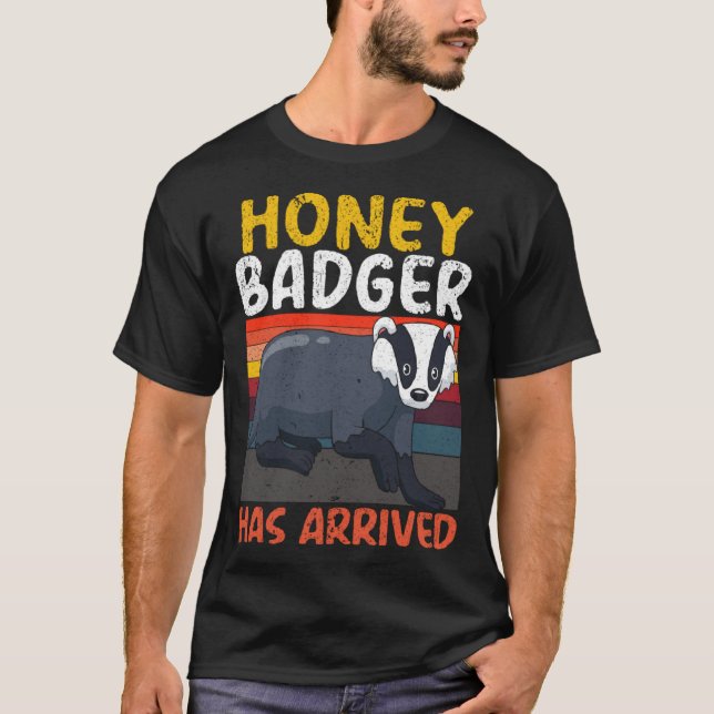 Honey Badger  Wildlife Animal Ratel  4 T-Shirt (Vorderseite)
