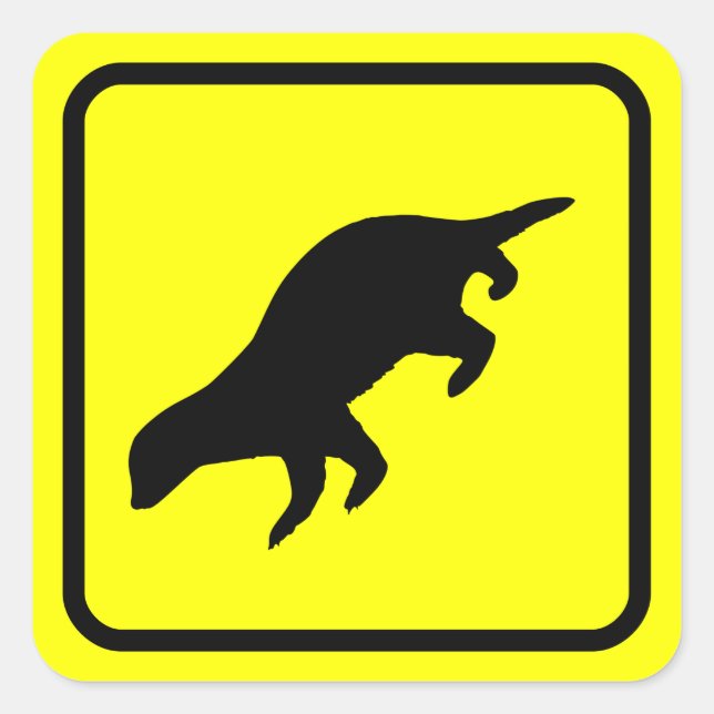 Honey Badger XING Sticker (Vorderseite)