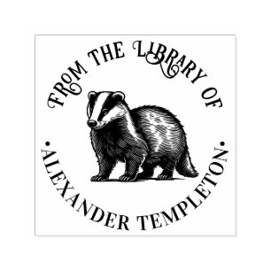 Honey Badger Zeichne "From the Library" #1P Permastempel