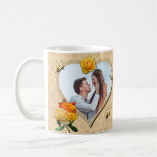Honey Be Mine Rose Liebes Herz Valentinstag Gesche Kaffeetasse