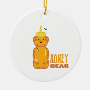 Honey Bear Keramik Ornament