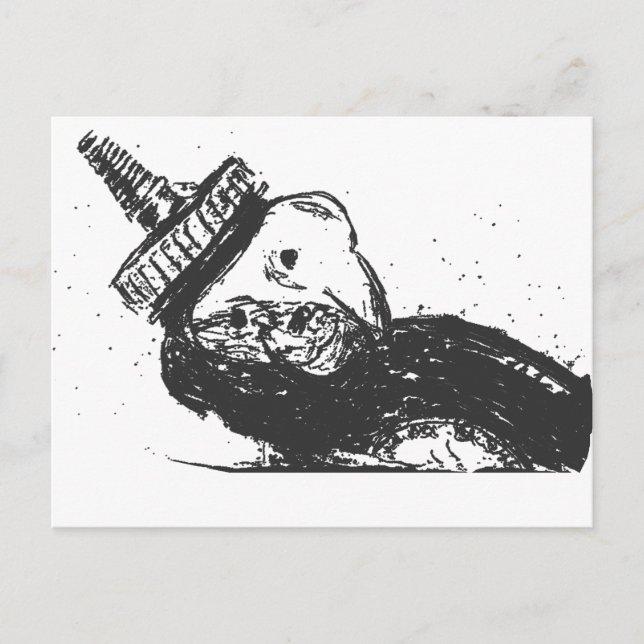 Honey Bear Postkarte (Vorderseite)